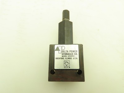 Delta Power 850050-17 Hydraulic Screw-In Cartridge Valve Block 3/8'' NPT