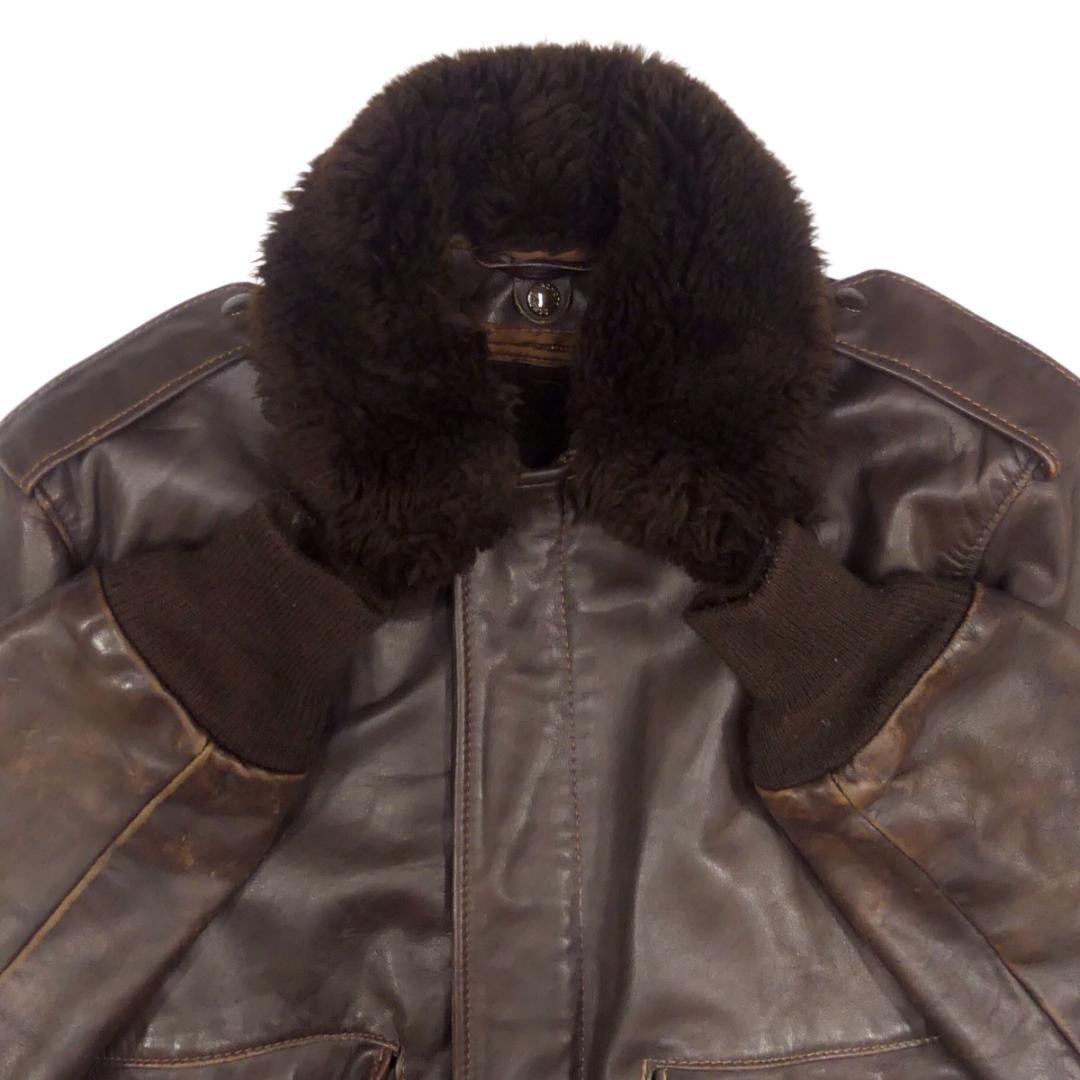 Schott Shot G-1 Leather Flight Jacket 40 Brown Jj952 | eBay Schott Shot G-1 Leather Flight Jacket 40 Brown Jj952 | eBay