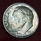 1963-P Roosevelt Dime 90% Silver, Free Shipping