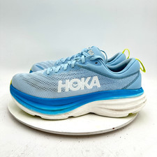Hoka One One Bondi 8 Men Size 9D 1123202 ABDB Airy Blue Diva Running Shoes