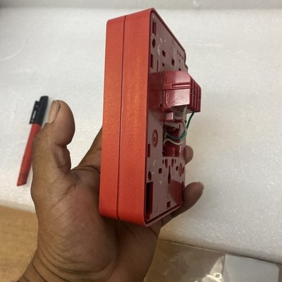 Honeywell Notifier Addressable Pull Station Fire Alarm Red NBG