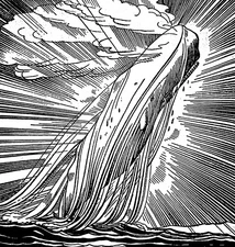 Rockwell Kent: Moby Dick Trancendent 22x30 Archival Quality Fine Art Print