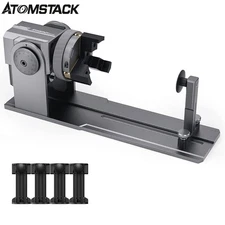 Refurbished ATOMSTACK R1 3in1 Laser Rotary Roller Chuck Kit for Engraver LNHB