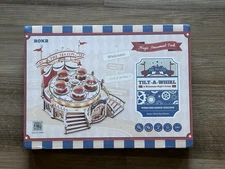 Rokr New DIY 3D Puzzle Tilt-A-Whirl The Tea Cup Jigsaw Model Building for Gifts