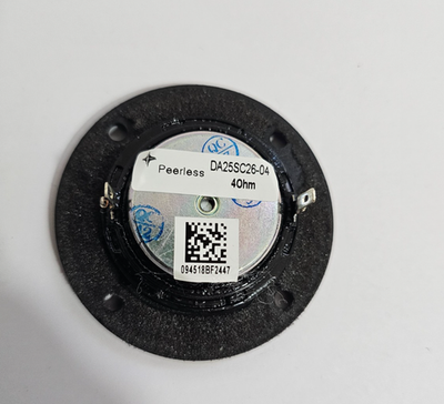 Peerless DQ25SC26-04 Titanium Dome Tweeter 94dB 4 Ohm Speaker 65