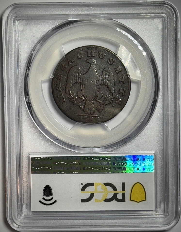 1788 Cent - Massachusetts, Period - PCGS VG10 - Image 2 of 4