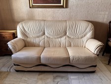 divano letto 3 posti vera pelle, Mai usato, praticamente Nuovo