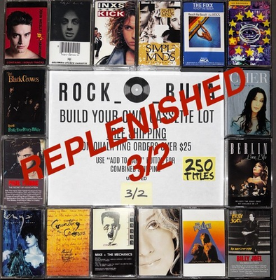 #ad #ad ALL $5 80#x27;s 90#x27;s ROCK POP BUY 5 amp; GET FREE SHIPPING BUILD YOUR CASSETTE TAPE LOT $5.00