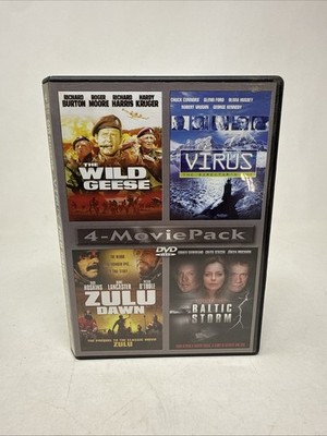 The Wild Geese, Virus (Director's Cut), Zulu Dawn, Baltic Storm, 4-Movie Pac...