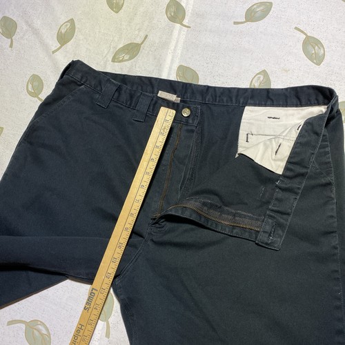 Carhartt B316 Double Knee Relaxed Twill Hose Schwarz Y2K Wandern Herren Gr. 44x34.    OO - Bild 7 von 18