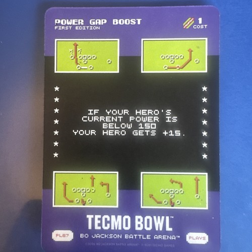 2026 Bo Jackson Battle Arena Tecmo #PL67 Power Gap Boost Play