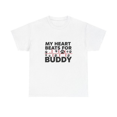 Custom Beagle Paw Print Heartbeat Shirt Personalized Pet Name Unisex Mens Womens