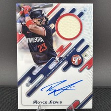 2025 Topps Pristine Royce Lewis Pristine Auto Patch Relic #PPAR-RL Twins