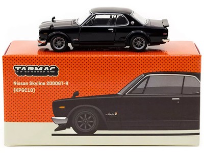 Nissan Skyline 2000GT-R KPGC10  Black **** Tarmac Works 1:64