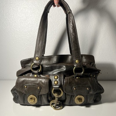 COACH Leather 65th Anniversary Legacy Mandy Satchel Shoulder Bag