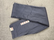 NWT Old Navy Boys Blue Chino Built-In Flex Straight Leg Pants Boys Size 18 Husky