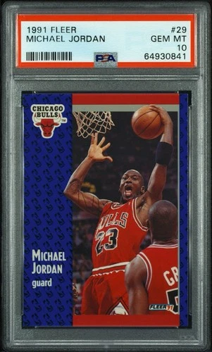 1991 Fleer Basketball Michael Jordan #29 PSA 10 GEM MINT