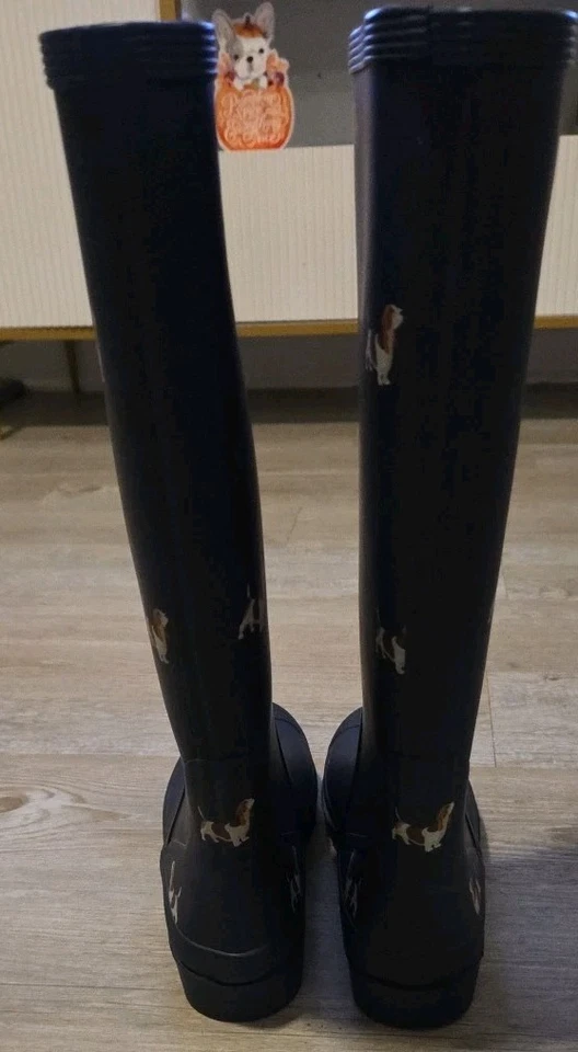 Botas de lluvia J Crew azul marino para perros talla 7 Foto 4 de 4