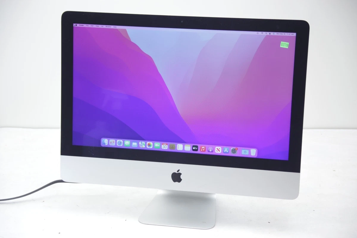 【美品✅】iMac 21.5/Core i5/8GB/A1843 付き/箱あり Apple iMac Intel Core i5 5th Gen. Apple Desktops & All-In-One