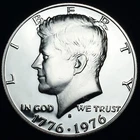 1776 1976 S Kennedy Bicentennial Half Dollar Mint Proof from 1975 US Proof Set