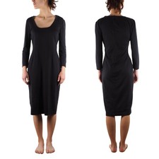 Dolce & Gabbana S/S 2003 Limited Edition "Vintage" Black Dress size 44 M Medium