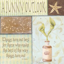 Ceramic Backsplash Tile Mural Inspirational Kitchen/Bathroom - A Sunny Outlook