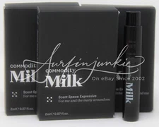 x3 Commodity Milk Makeup Eau De Parfum Mini Vial Spray Travel Size Mini .07 oz