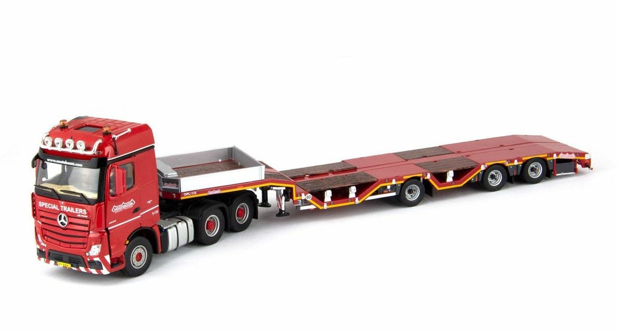WSI 1/50 TADANO Mercedes 8x4 バラストトレーラー TADANO; MERCEDES BENZ AROCS BIG SPACE 8X4 BALLAST TRAILER