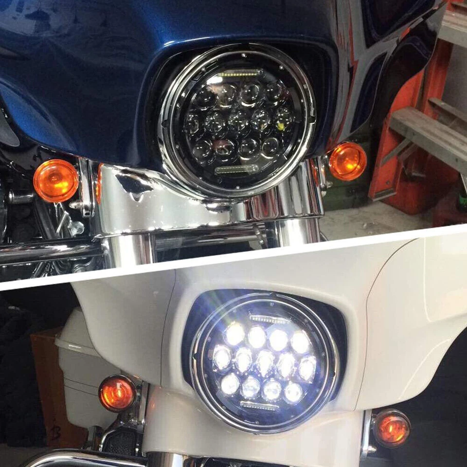 Faro LED de 7 pulgadas compatible con Harley Davidson Street Glide Special FLHXS FLHX A Foto 3 de 4