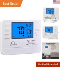 5-1-1 Day Programmable Heat Pump Thermostat for Home up to 2 Heat and 1 Cool