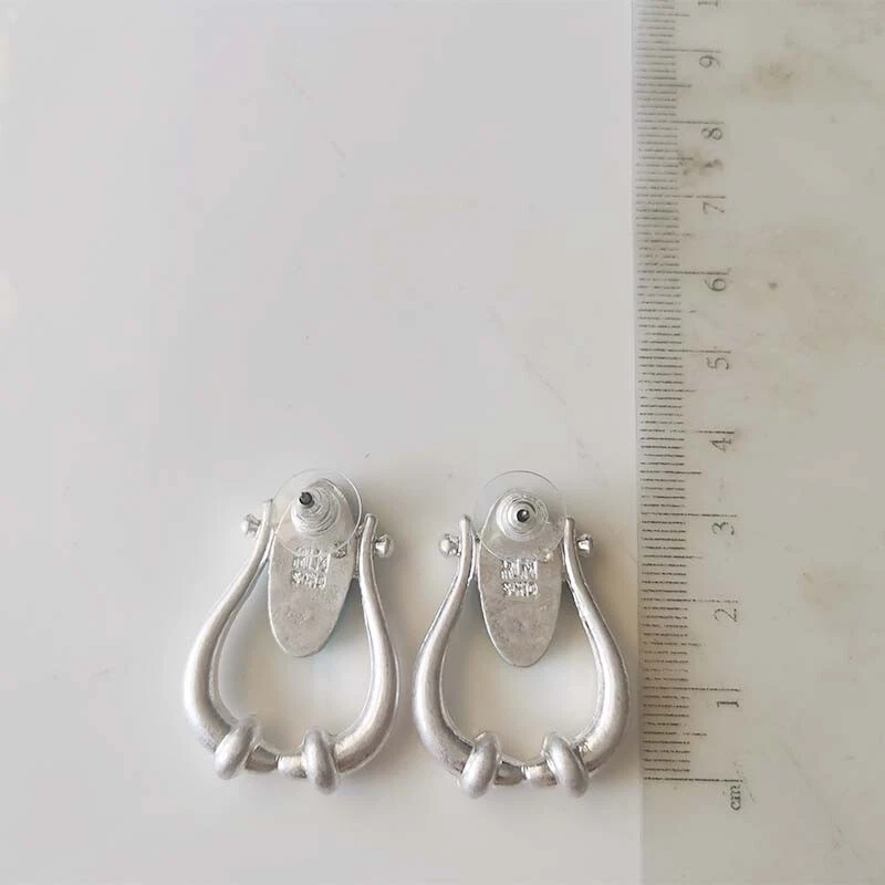 New Robert Lee Morris Floral Stud Earrings Gift Vintage Women Party Jewelry - Image 3 of 3