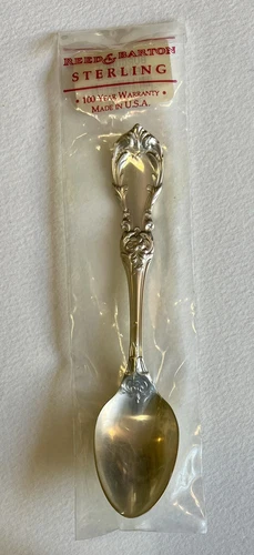 Reed & Barton Burgundy Sterling Silver 6" Teaspoon New In Original Package