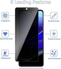 For Motorola Moto G Stylus 5G 2023 ONLY ANTI SPY Glass Privacy Screen Protector