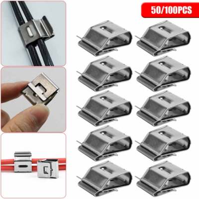300 X Solarkabel Drahtklemmen Kabelclips Kabel Clip PV Modul Kabelklemmen DHL
