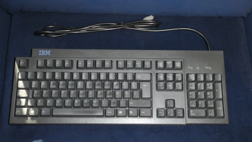 IBM Keyboard Tastatur KB-7953 Deutsch qwertz – black schwarz - CHICONY Technik