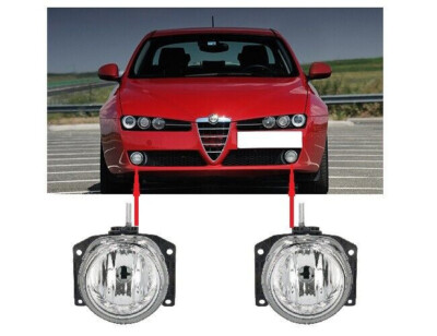 ALFA ROMEO BRERA SPIDER 159 ONWARDS FRONT FOG LIGHTS LAMPS PAIR LEFT + RIGHT new