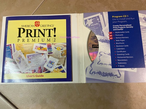 Broderbund American Greetings Print! Premium 2 Windows 98 NT - Picture 2 of 11