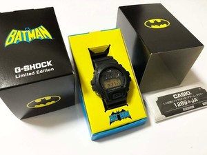 Rare Casio G Shock X Batman Dark Knight Dc Comics Limited Edition Watch Dw 6900 Ebay