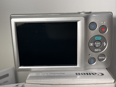 Brand New** Canon PowerShot ELPH 180 20MP Digital Silver Camera