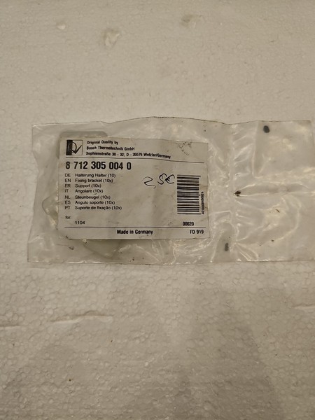 Bosch Junkers Buderus 87123050040 Halterung 10X-image