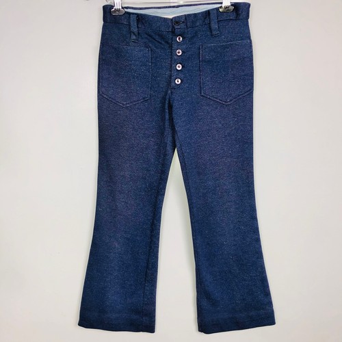 Vintage Mens US Navy Pants SZ S Blue 