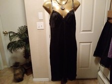 Womans Slip Full Slip Vanity Fair Black Size 36 Lace Trim