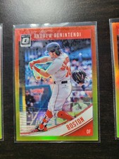 2018 Donruss Baseball Optic Red and Yellow Prizm Panini - Complete your set
