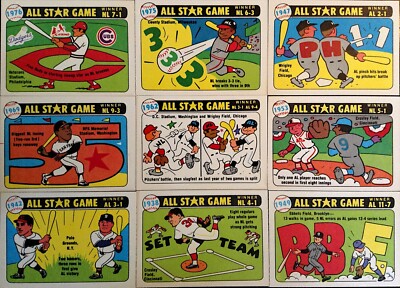 1981 Fleer Laughlin All Star Game (1933-1980) / Pick Your Cards / Buy2+ Save10%