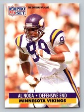 1991 Pro Set #221 Al Noga   Minnesota Vikings