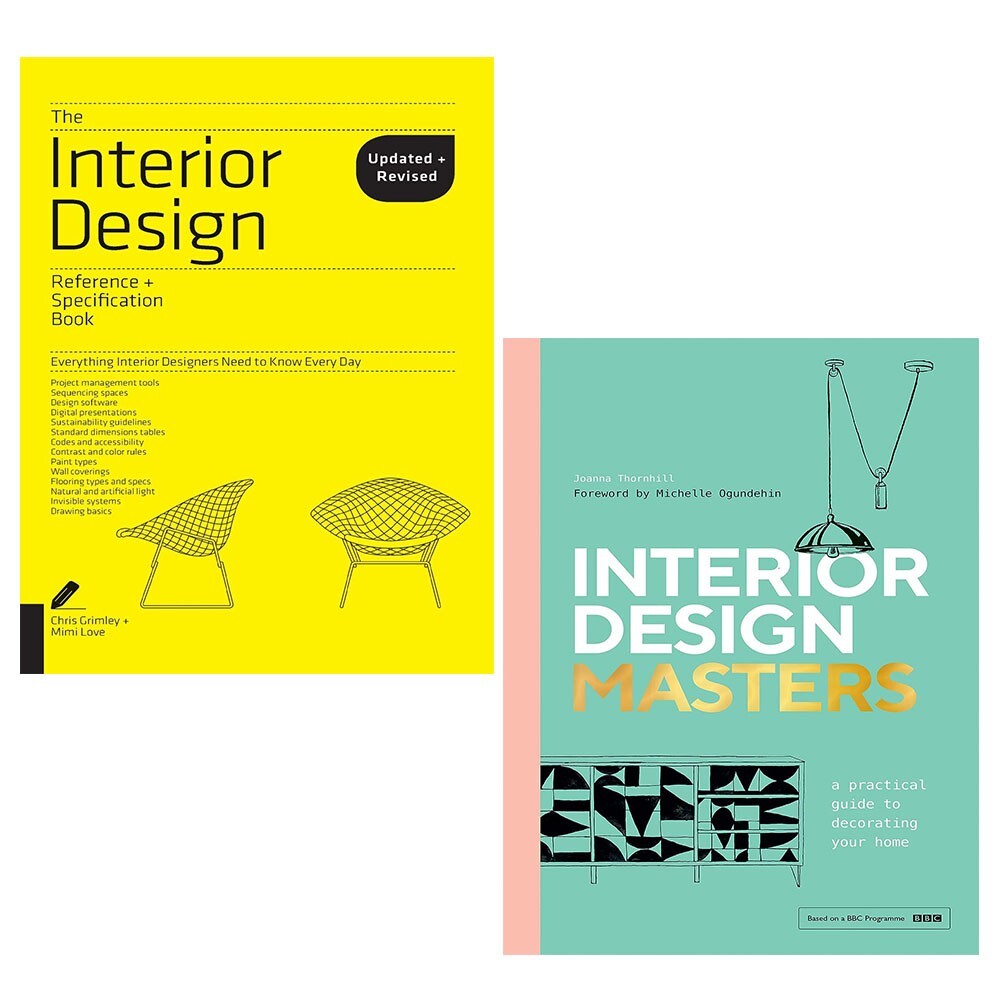 Interior Design Masters Reference and Specification Chris Grimley 2 Books Set