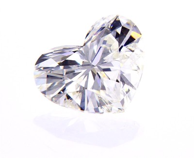 Natural Loose Diamond Heart Cut Brilliant 0.76CT I Color SI2 GIA Certified