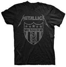 Official Metallica Don't Tread On Me Toddler Child Black T Shirt Metallica Tee