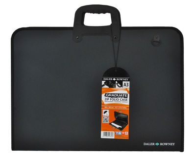 Daler Rowney Graduate Reißverschluss Folio ohne Ringe - A2 Portfolio