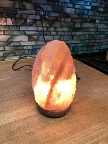 Neu - Himalaya-Leuchten ""The Original Salt Company"" orange/rosa natürliche Salzlampe - Bild 6 von 10